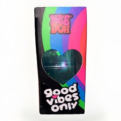 NeeDoh Good Vibes Only Glitter Heart Nee Doh Blue “YOU ARE ENOUGH” NEW Viral