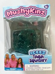 Mushykinz Scout Iceez Taba Squishy Series 1 Teal Glitter Cat New In Box