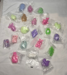 Lot of 20 Mochi Squishy Toys – Assorted Animals – Stress Relief Fidgets Favors