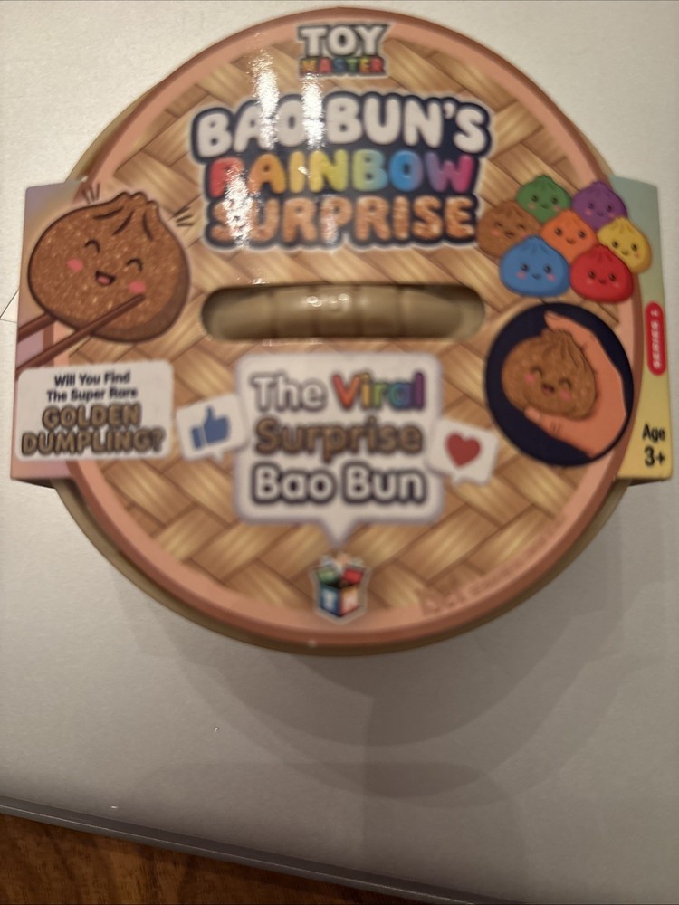 Viral Surprise Bao Bun’s Rainbow Mystery Dumpling Gold Series Squishy
