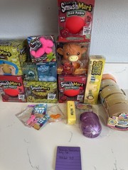 SmushMart Scented Squishy Toy Lot Red Apple & Durian + Mystery Squish