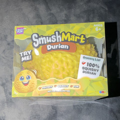 SmushMart Durian 100% Squishy Squeeze Toy Yellow Age 6+ 8-16 Years