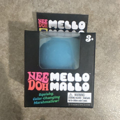 Nee Doh Mello Mallo Color-Changing Squeezable Stress Reliever Toy, Age 3+