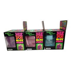 Needoh Shylling Nice Cube Set of 3 Squishy Fidget ASMR Sensory Toys