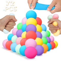 72Pcs Stress Balls Set for Adults & Kids – Squishy Sensory Fidget Toys Anxiety R