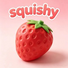 Sunny Days Jumbo Squeezy Strawberry Squishy Toy Stress Relief Sensory Fun
