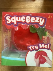 Sunny Days Jumbo Squeezy Strawberry Squishy Toy Stress Relief Toy TikTok VIRAL