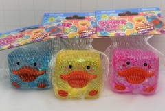 ORB Sugar Swaps Duck Cube Squeeze Toys Set of 3 Blue/ Pink /Yellow