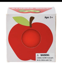 Apple Stress Ball Sensory Toy Squeeze Ball Ages 3+ (3-4, 4-7, 8-11 Years)