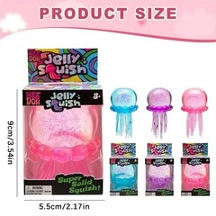 Nee Doh Jellyfish Sensory Squish Toy Soft Squeeze Gift US FREE SHIPPING