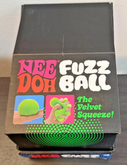 (Case of 12)Needoh Fuzz Ball Velvet Squeeze Squishy Squeeze Toy Nee Doh Fuzzball