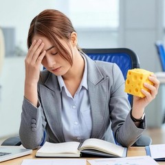 Cheese Squeeze, Soft Squishy Cheese Block Squeeze Fidget Toy for Stress Relief