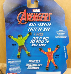 Hulk Wall Crawler Action Hero Tumbler Crawly Sticky Toy Figure toss Avengers 1pc