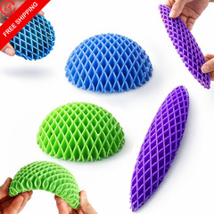 Mini Fidget Worm Toys 3 Pack, Stress Relief Sensory Slug Green, Blue & Purple