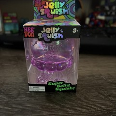 NeeDoh 💜 PURPLE Jelly Squish Jellyfish Fidget Sensory Toy Needoh JellySquish