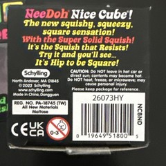 NeeDoh Teenie Swirl 4-pack Nee Doh, 3 NeedDoh Nice Cubes (lot Of 4)