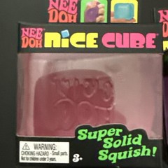 NeeDoh Teenie Swirl 4-pack Nee Doh, 3 NeedDoh Nice Cubes (lot Of 4)