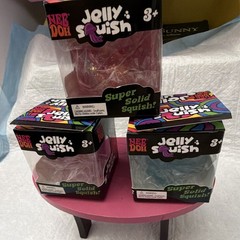 X1 Nee Doh Jelly Squish Jellyfish Super Solid Squish Tactile Squeeze Toy