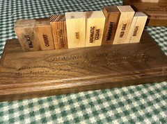 Stress relieving rubbing blocks eight piece set sanded, ready for finish
