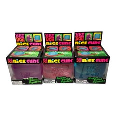 Needoh Shylling Nice Cube Set of 3 Squishy Fidget ASMR Sensory Toys