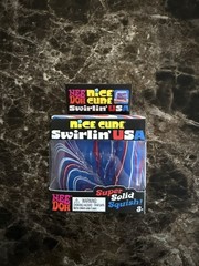 FAST SHIPPING *LIMITED EDITION* NeeDoh Nice Cube Swirlin’ USA Red White Blue