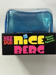 NeeDoh Nice Berg Blue XL Giant Nee Doh Niceberg Solid Squish Cube Free Shipping