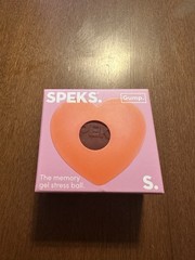 SPEKS GUMP HEART – LIMITED EDITION AND RARE (RED) Spek Squishy Specks Viral