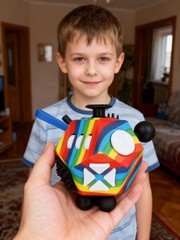 12 Sided Fidget Dodecagon Cube Sensory Toy Stress Relief Anxiety ADHD Kids Adult