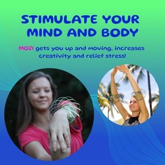 Geometric Magic Flow Bracelet – Easy to Use – 3D Bracelet Spiral Toy, Spinnin…