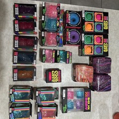 Lot Needoh Mega Pack (23 New Packs) Never Opened – Authentic Nee Doh All Mint