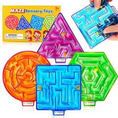Squishy Toys Sensory Fidget for Kids: 4 Pack 17.78 mm (height), Multiple