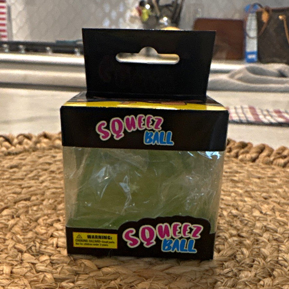 Squeez Ball Green Tactile Squeeze & Stretch Toy for Ages 4-7 Years