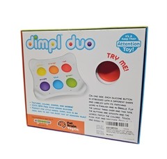 Dimpl Duo Sensory Toy With Braille Colors & Shapes Fat Brain Toys 12m+