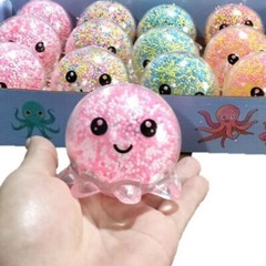 LED Model Octopus Figurine Toy Prank Props for Autism ADD OCD Special Needs