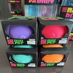 NeeDoh Multicolor Squish Toy Lot: Nice Cube, Ice Baby, Berg, Pup, Fuzz 5