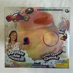 Quackeez Duckeez Tie Dye Rainbow Squishy Squeeze Duck Toy TikTok VIRAL NIB