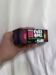 Authentic Schylling Needoh Teenie NeeDoh Fuzz Ball Velvet squeeze NIB 3 Pack