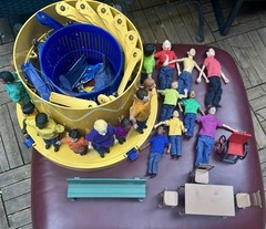RARE PlayStages MiniKin Puppet Play System 24 Figure Occupational Therapy Set EX