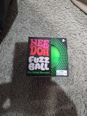 NeeDoh Green Fuzz Ball The Velvet Squeeze Toy Fuzzball Authentic Green