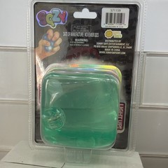 SUNNY DAYS SQZY Lightup Squishy Toy New In Box LARGE CUBE green 💚