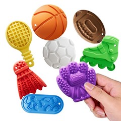 LIHBCAIYI 8 Pcs Sports Sensory Toys for Kids & Adults, 1 inch, Multicolor