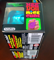 (2 pack) NeeDoh Nice Cube (Blue) Super Solid Squish Authentic Brand New. Squishy