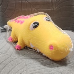 1x 🐊 PPNC Squishy Alligator Chomp Chomp Gator Stress Relief Viral Yellow 💛.