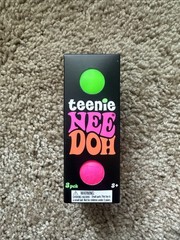 Schylling NeeDoh 3 Teenie Nee Doh Squeeze Squishy Groovy Glob Stress Balls