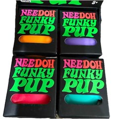 LOT OF 12 Schylling NeeDoh Funky Pup Squishy Toy NEW – FULL BOX 🌟FAST SHIP