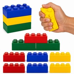 Artcreativity Building Block Stress Relief Toys For Kids Set Of 12 Stacking