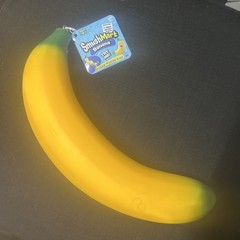 SmushMart Squishy Banana Large Squeeze Stress Relief Sensory Toy Viral tiktok