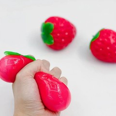 Squeezeable Strawberry Toy Emotional Release and Relaxation Stress Relieving Toy