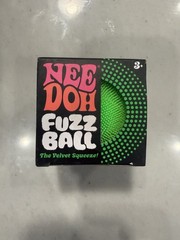 NeeDoh Green Fuzz Ball Velvet Squeeze Toy Fuzzball Viral Nee Doh 🔥AUTHENTIC🔥