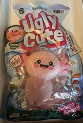 Smush Me Ugly Cute Adopt an Axolotl Tactile Squeeze Toy Pink New In Package